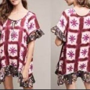 ANTHROPOLGIE e by Elouise Floral Patterned Women's dress size M/L